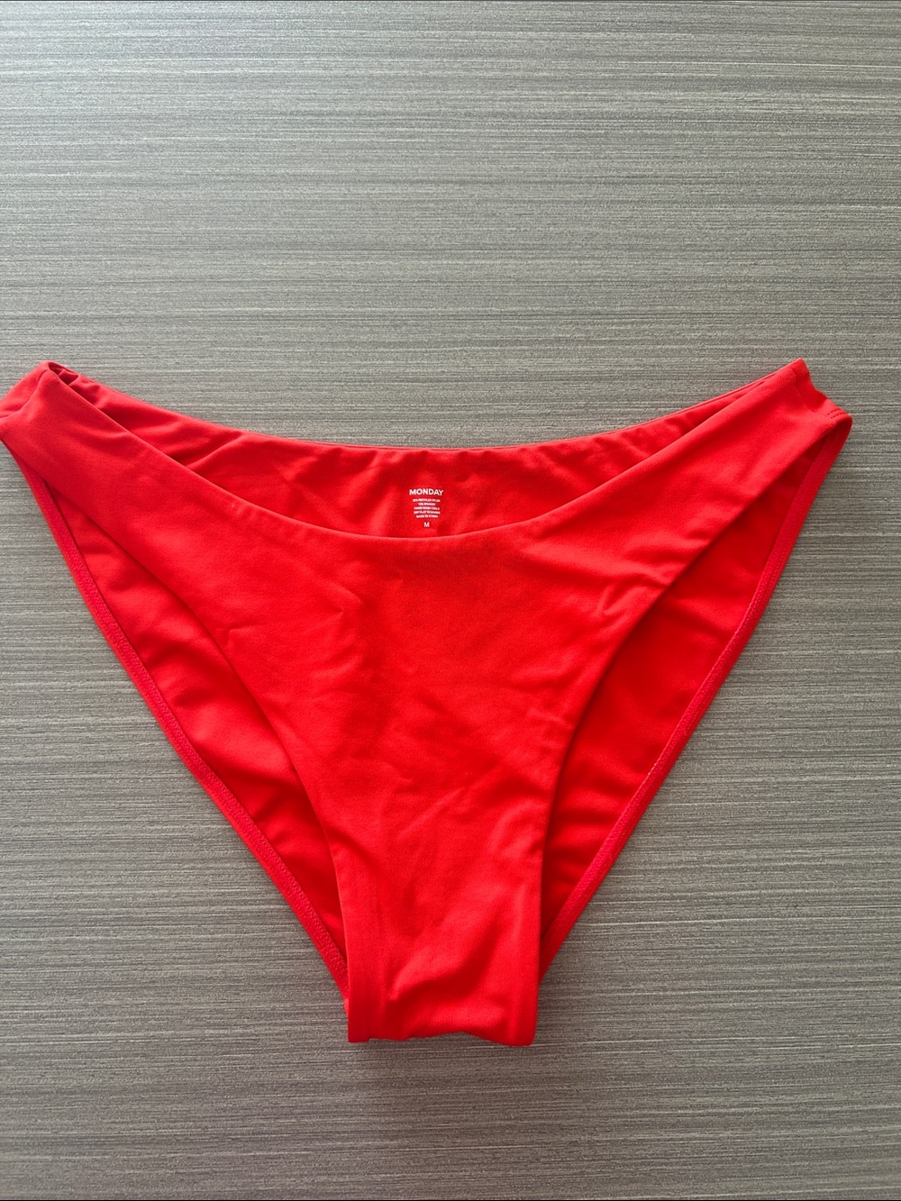 Monday Swimwear Seychelles Bikini Bottom (Modest Coverage) - Chili Pepper